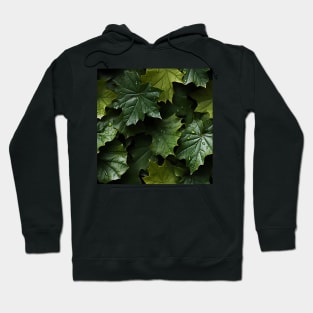 Green Leaves Pattern 21 Hoodie